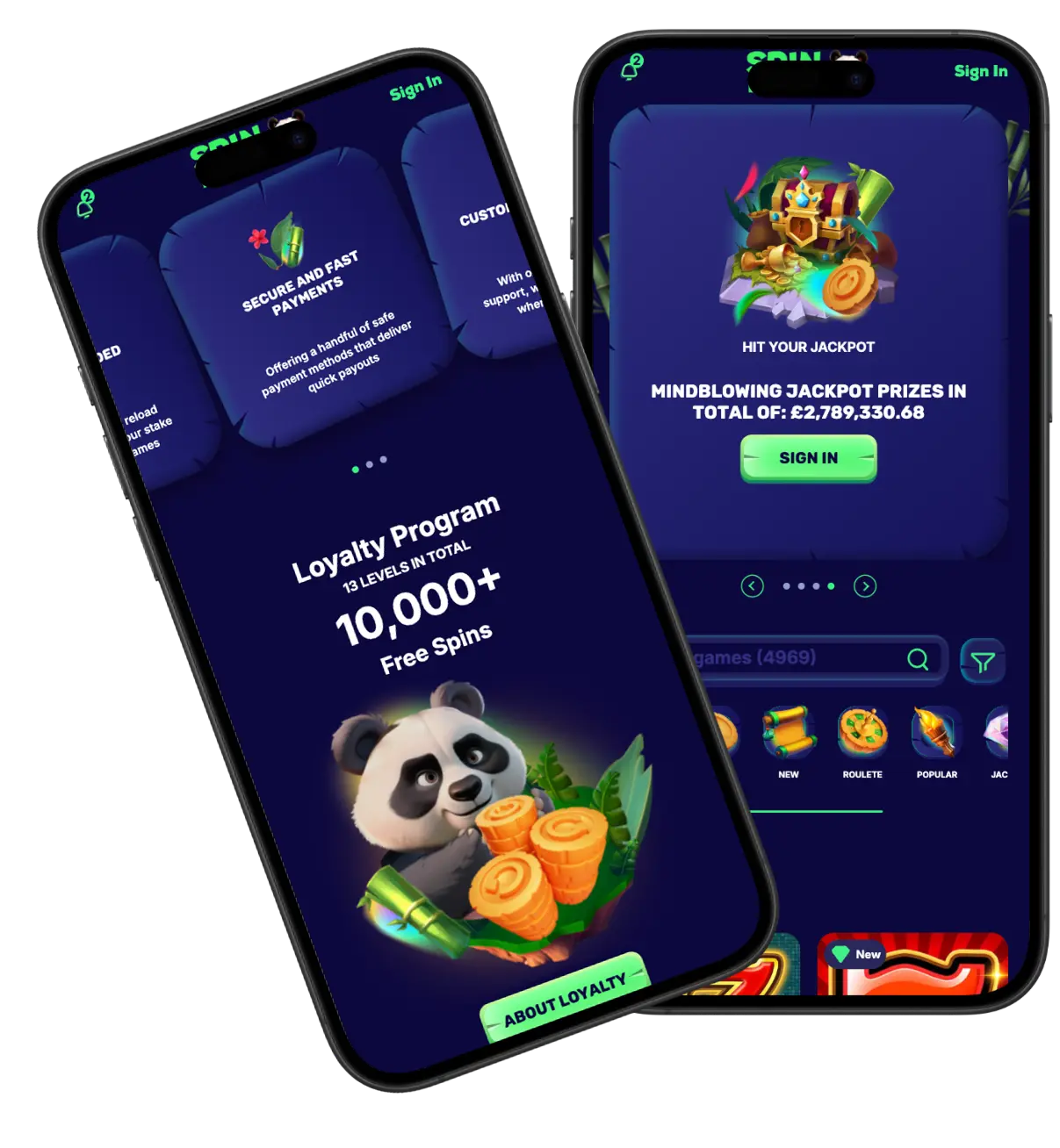 spin panda mobile